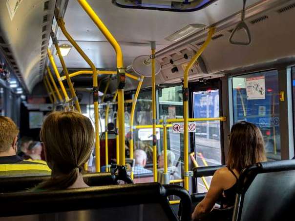 Bus in der Stadt